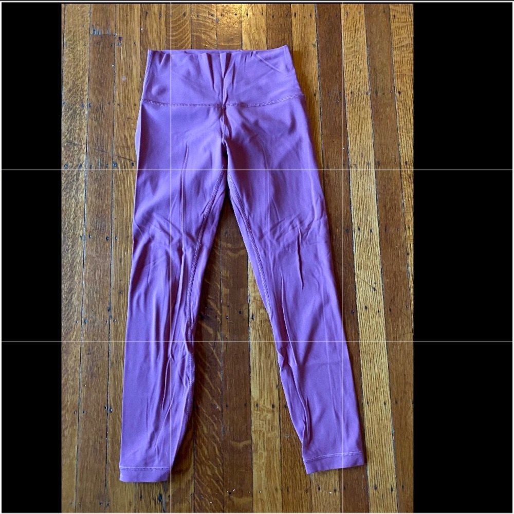 Pink/mauve lululemon leggings